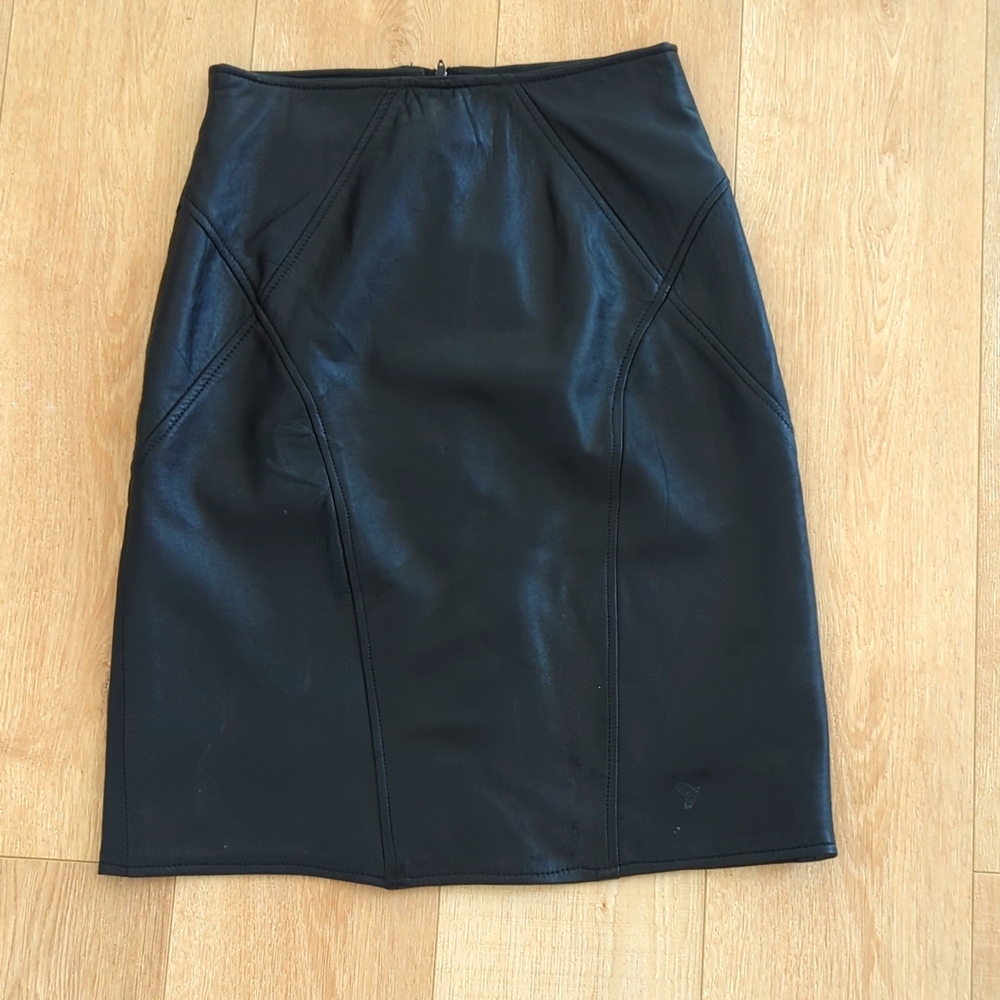 RENAISSANCE leather skirt size 6